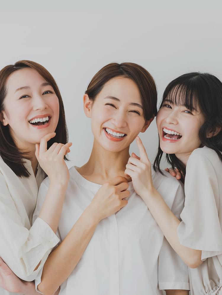 自信が持てる白い歯に
